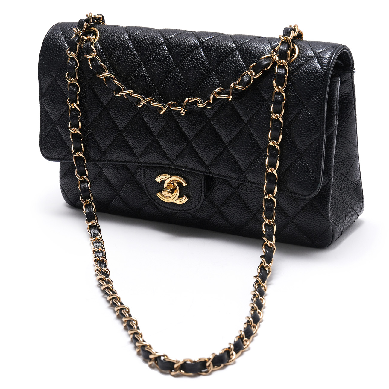 CHANEL(USED)샤넬 캐비어 클래식 미듐 플랩백