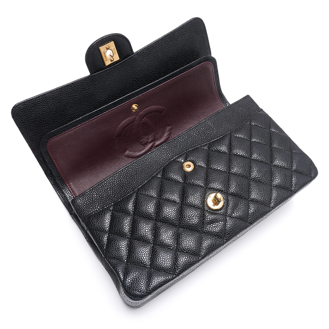 CHANEL(USED)샤넬 캐비어 클래식 미듐 플랩백