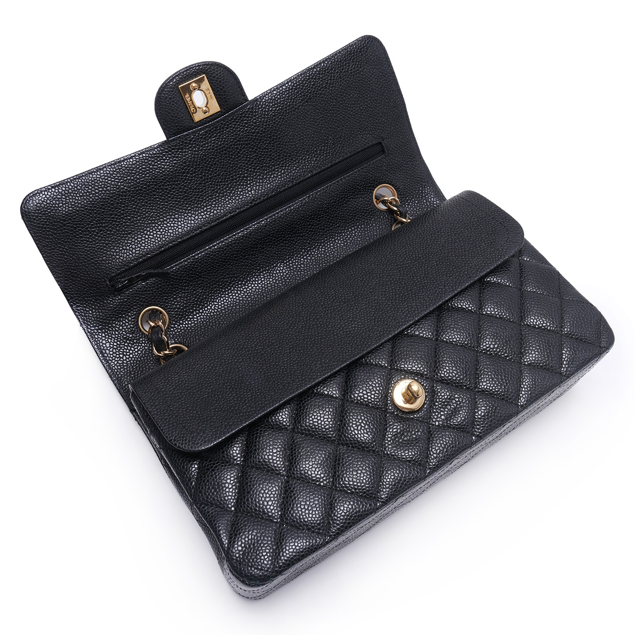 CHANEL(USED)샤넬 캐비어 클래식 미듐 플랩백