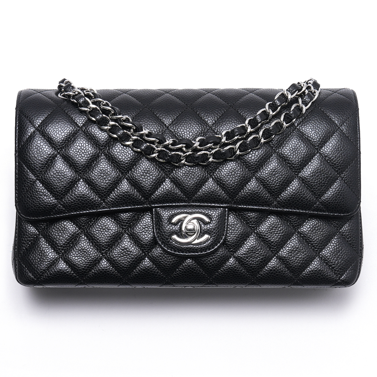 CHANEL(USED)샤넬 캐비어 클래식 미듐 플랩백