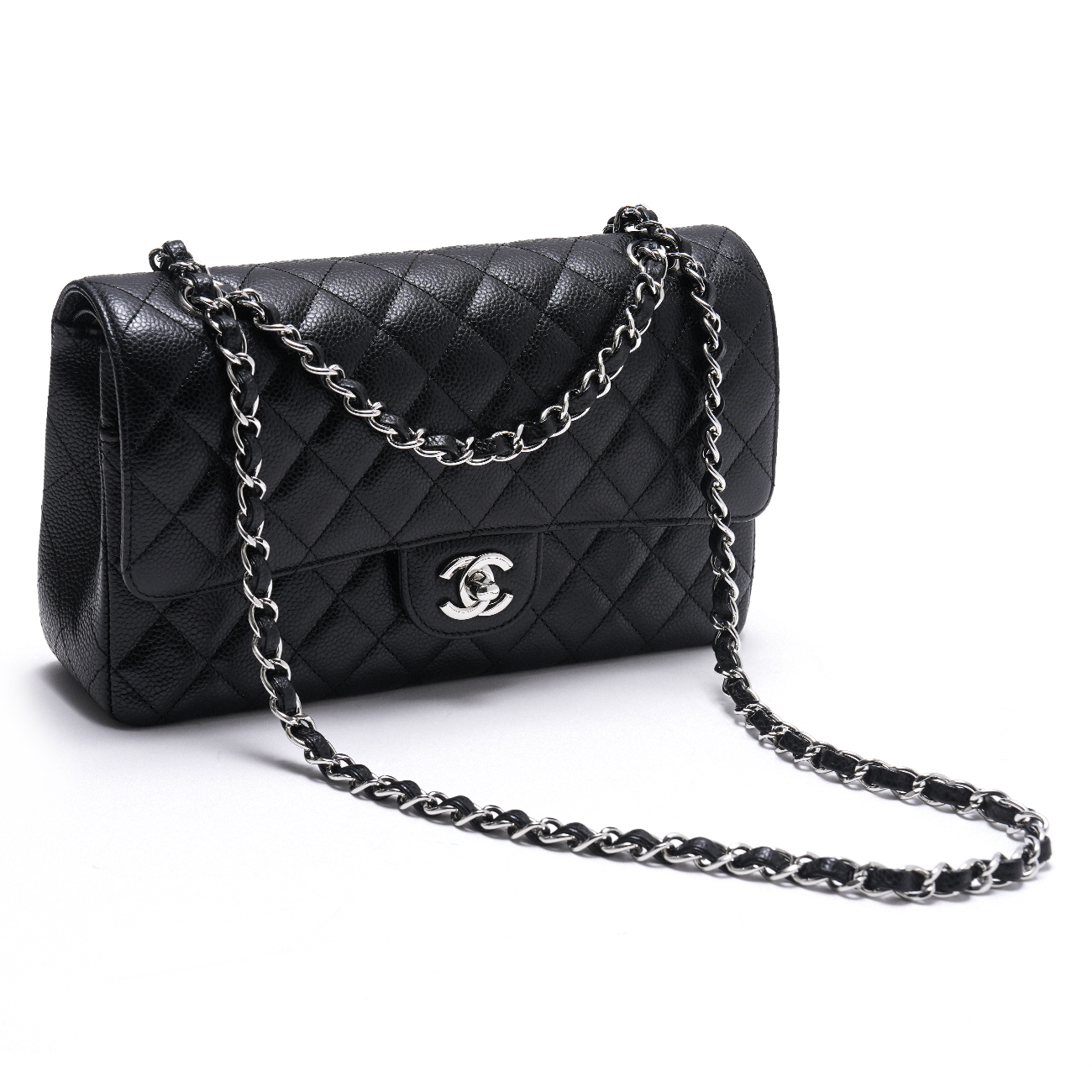 CHANEL(USED)샤넬 캐비어 클래식 미듐 플랩백