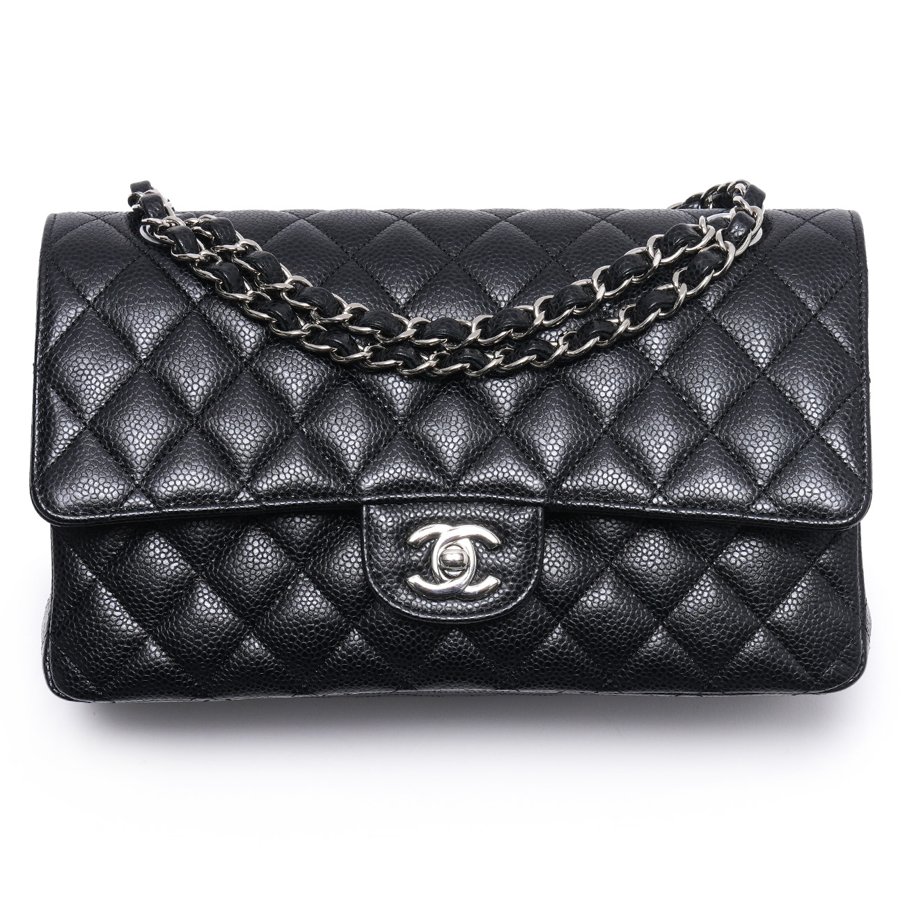 CHANEL(USED)샤넬 캐비어 클래식 미듐 플랩백