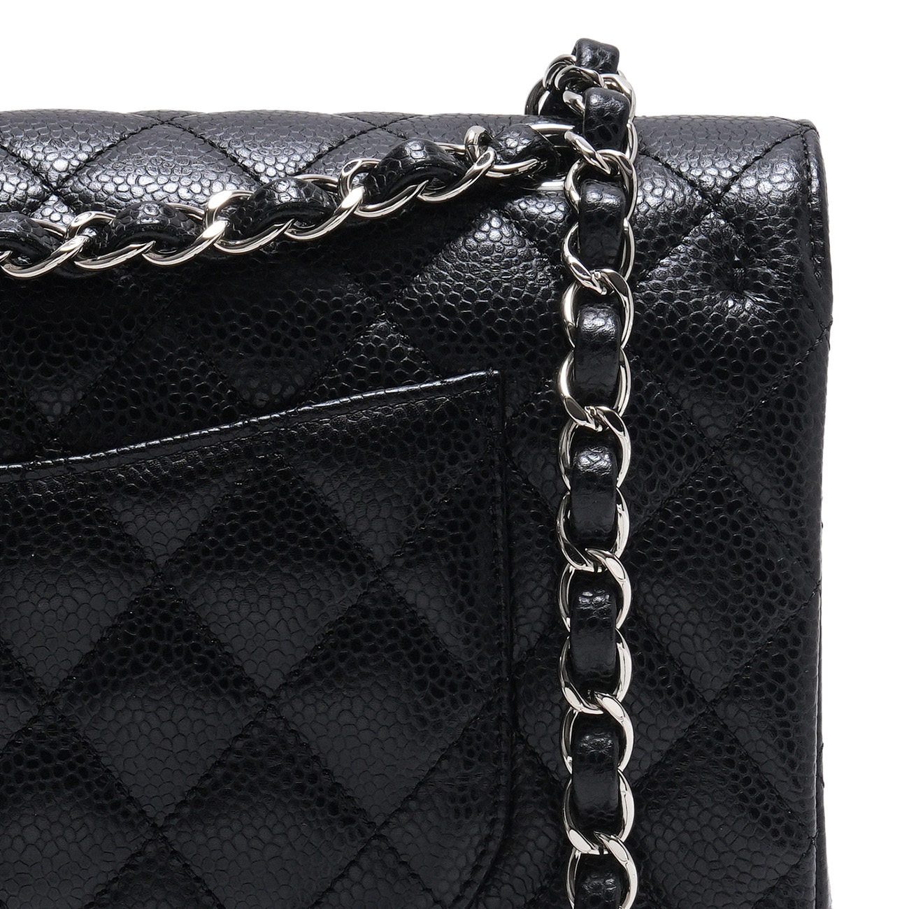 CHANEL(USED)샤넬 캐비어 클래식 미듐 플랩백