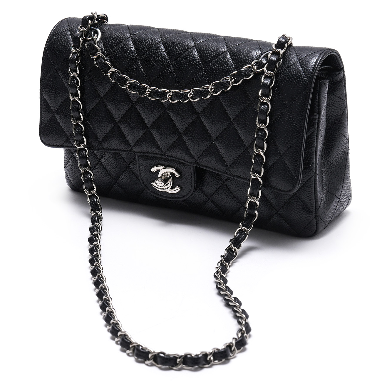 CHANEL(USED)샤넬 캐비어 클래식 미듐 플랩백