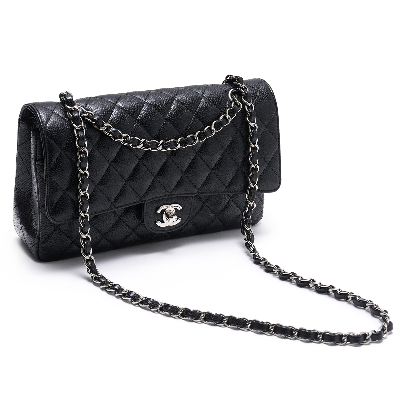 CHANEL(USED)샤넬 캐비어 클래식 미듐 플랩백