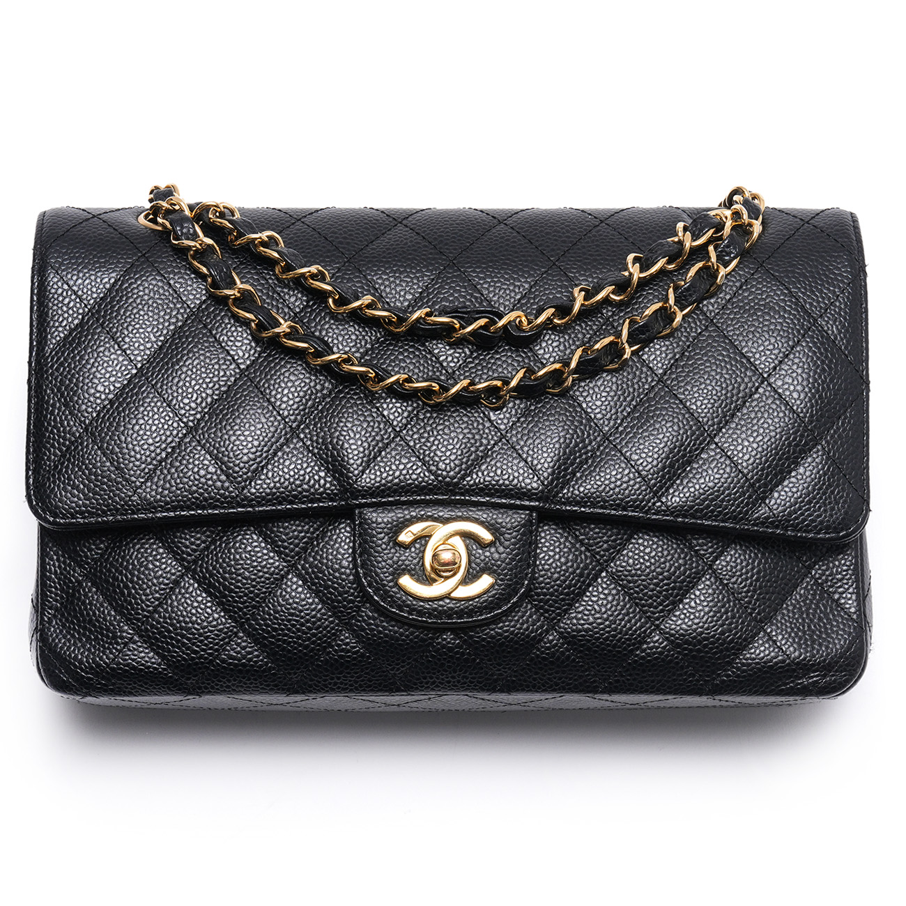 CHANEL(USED)샤넬 캐비어 클래식 미듐 플랩백
