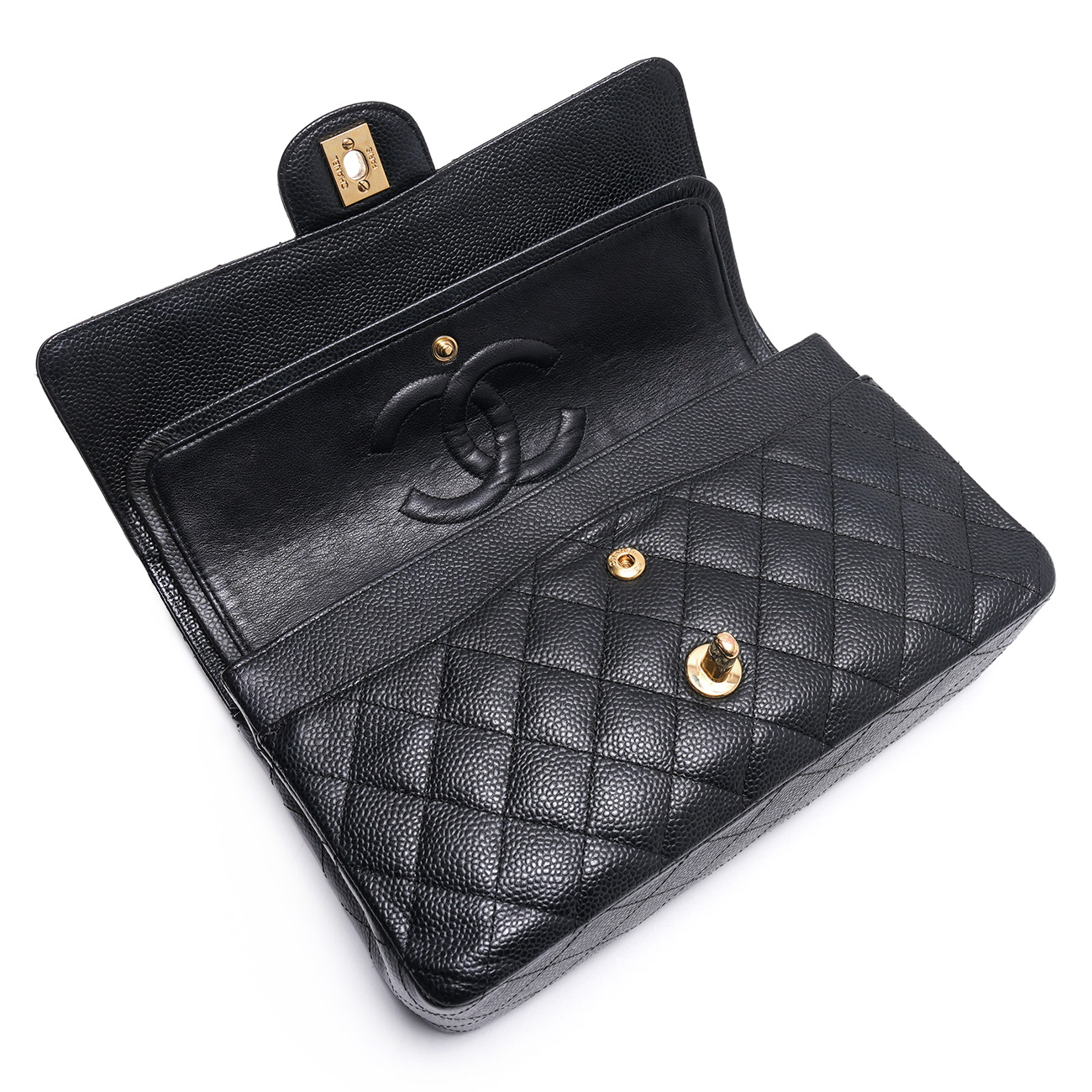 CHANEL(USED)샤넬 캐비어 클래식 미듐 플랩백