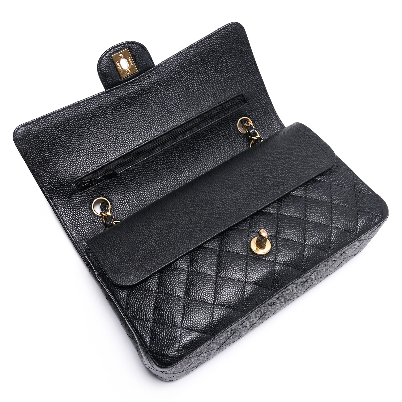 CHANEL(USED)샤넬 캐비어 클래식 미듐 플랩백