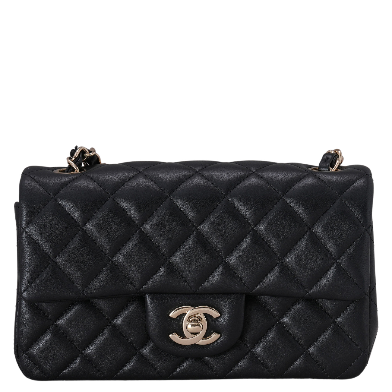 CHANEL(USED)샤넬 A69900 램스킨 클래식 뉴미니 크로스백