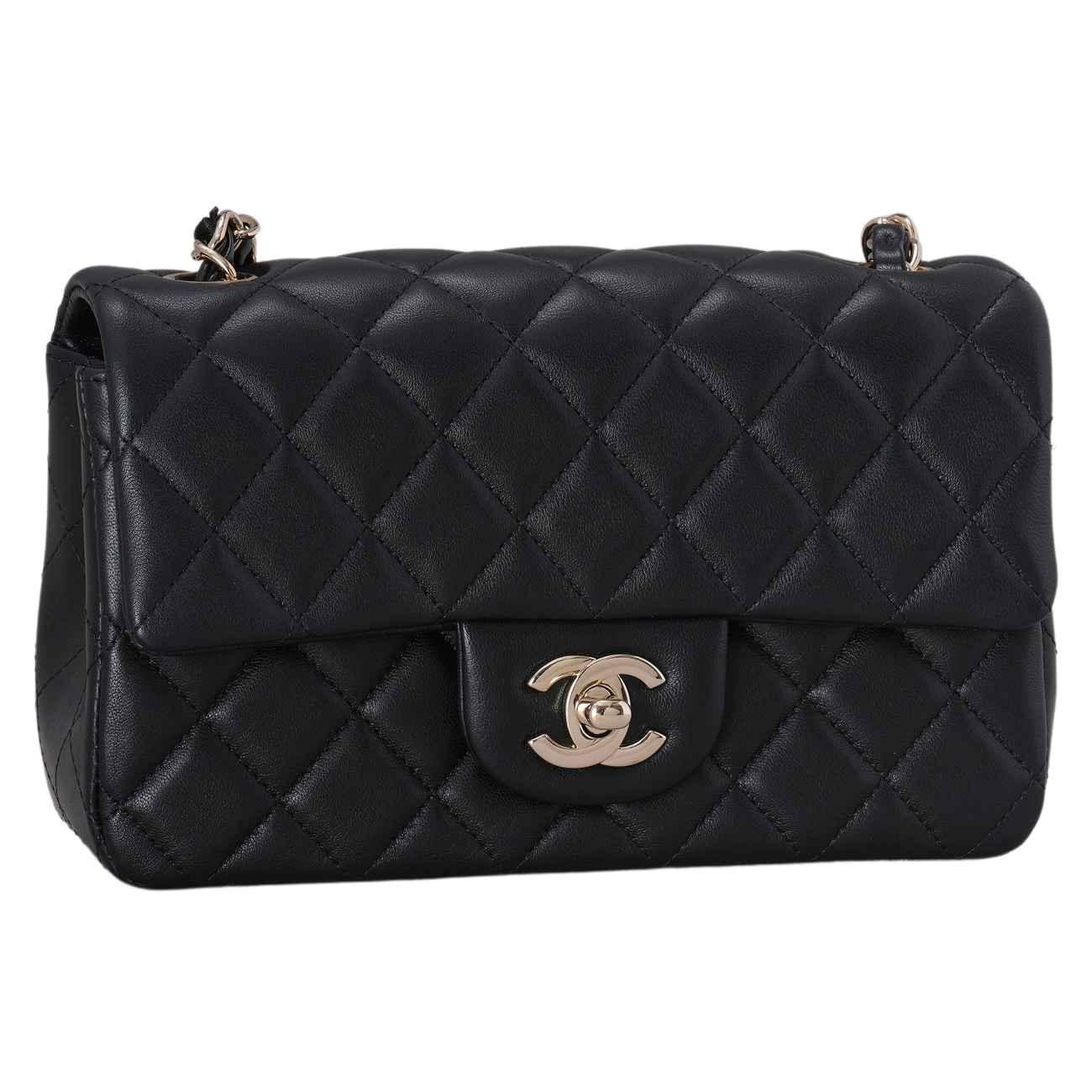 CHANEL(USED)샤넬 A69900 램스킨 클래식 뉴미니 크로스백