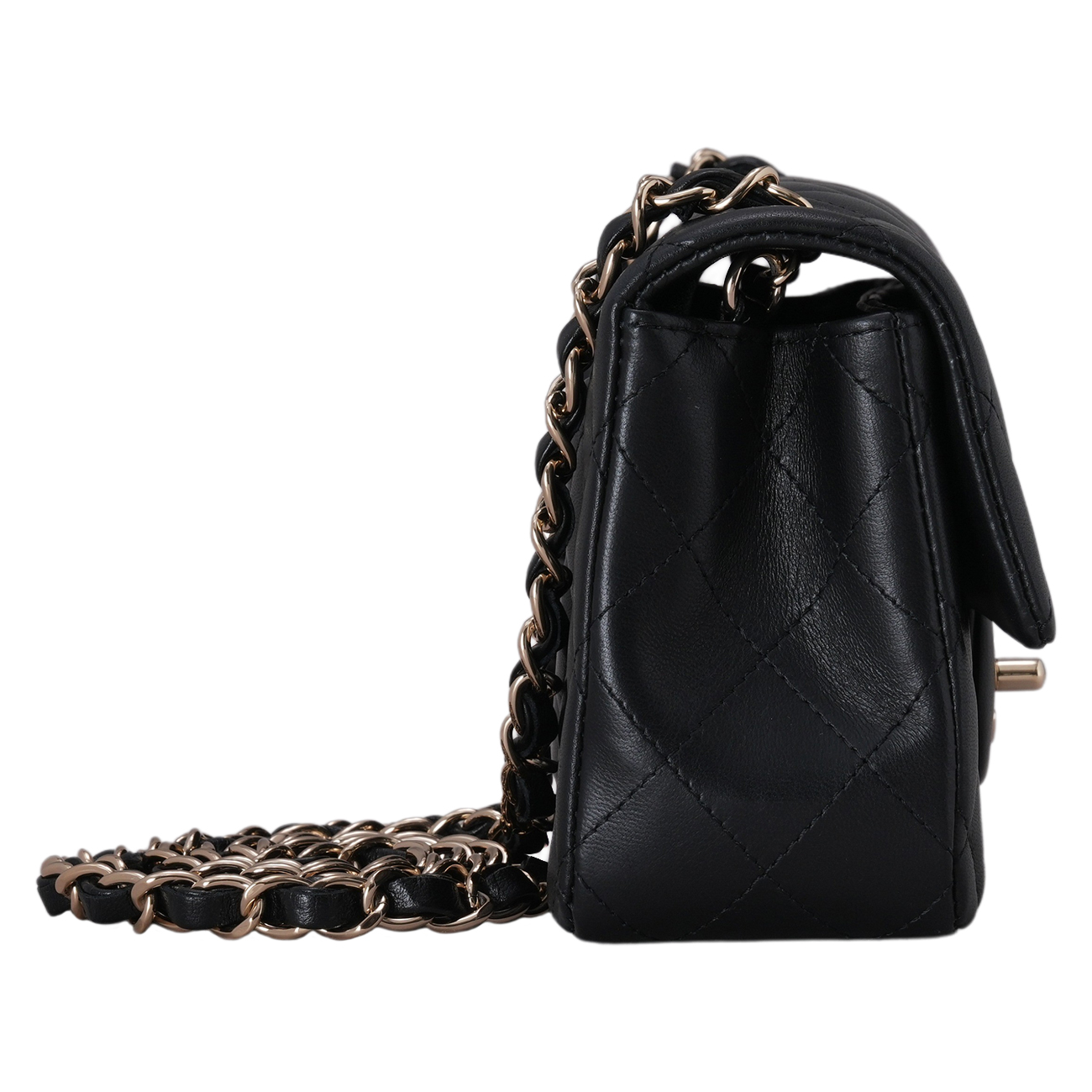 CHANEL(USED)샤넬 A69900 램스킨 클래식 뉴미니 크로스백