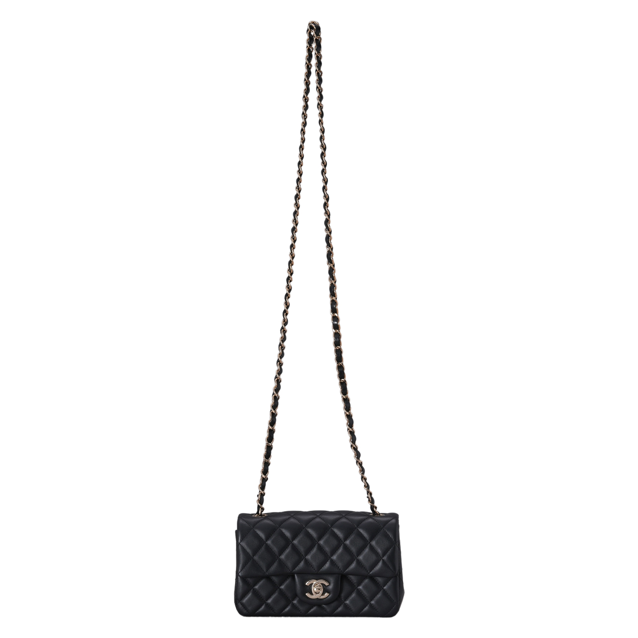 CHANEL(USED)샤넬 A69900 램스킨 클래식 뉴미니 크로스백