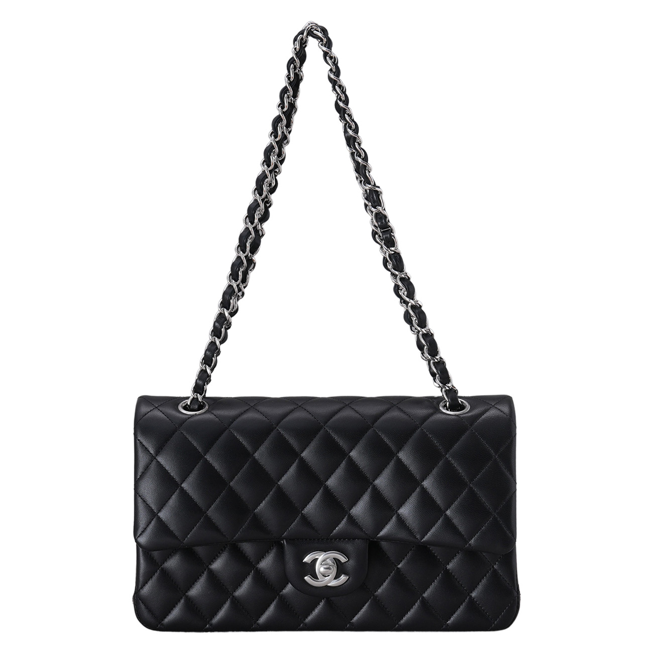 CHANEL(USED)샤넬 램스킨 클래식 미듐 플랩백