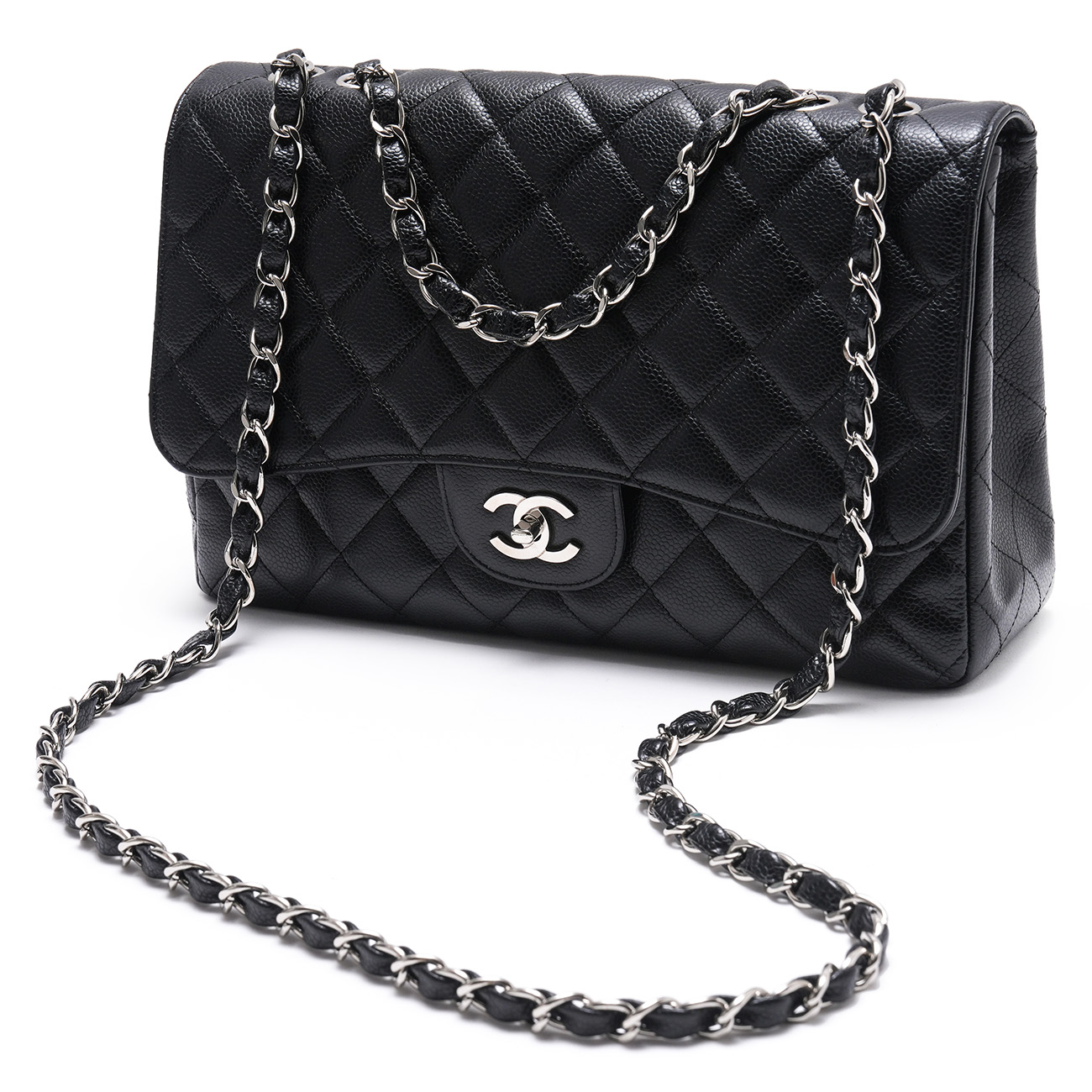 CHANEL(USED)샤넬 클래식 점보 원플랩
