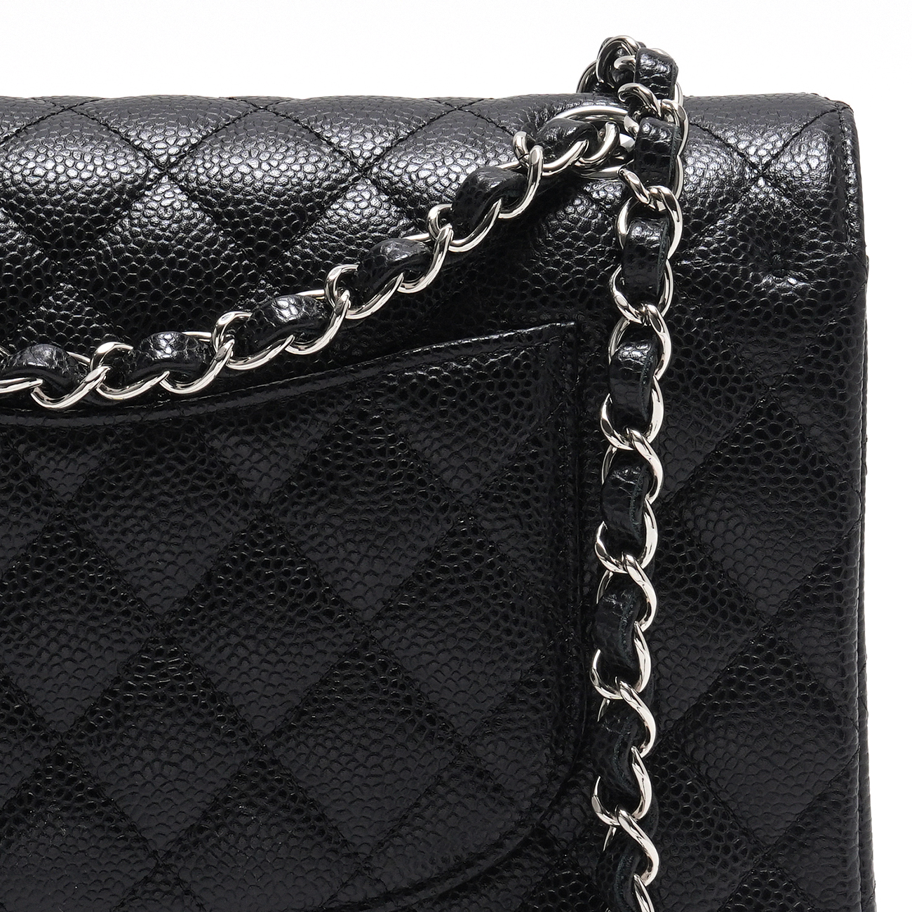CHANEL(USED)샤넬 캐비어 클래식 미듐 플랩백