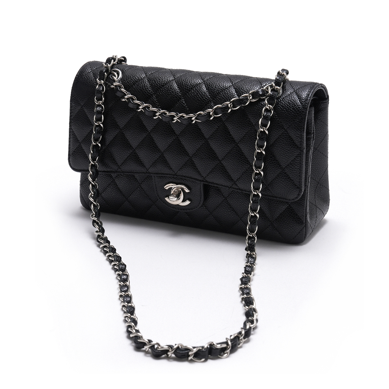 CHANEL(USED)샤넬 캐비어 클래식 미듐 플랩백