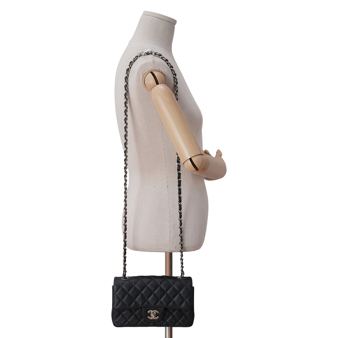 CHANEL(USED)샤넬 캐비어 클래식 뉴미니 크로스백