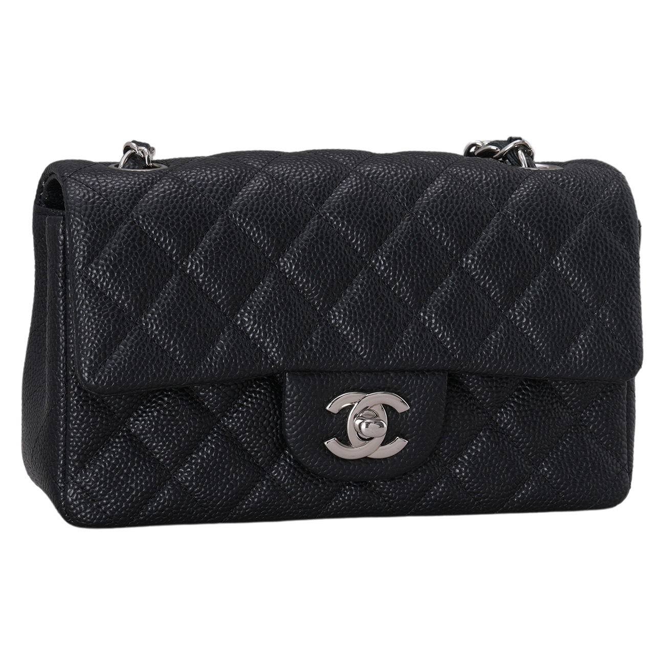 CHANEL(USED)샤넬 캐비어 클래식 뉴미니 크로스백