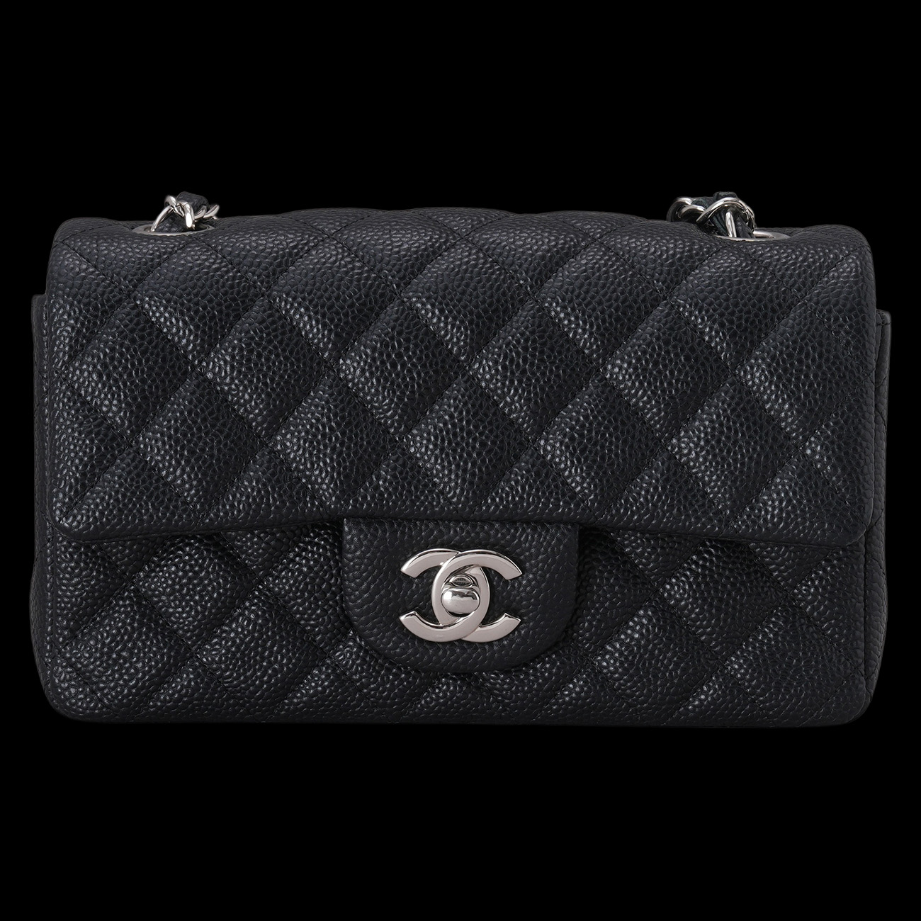 CHANEL(USED)샤넬 캐비어 클래식 뉴미니 크로스백