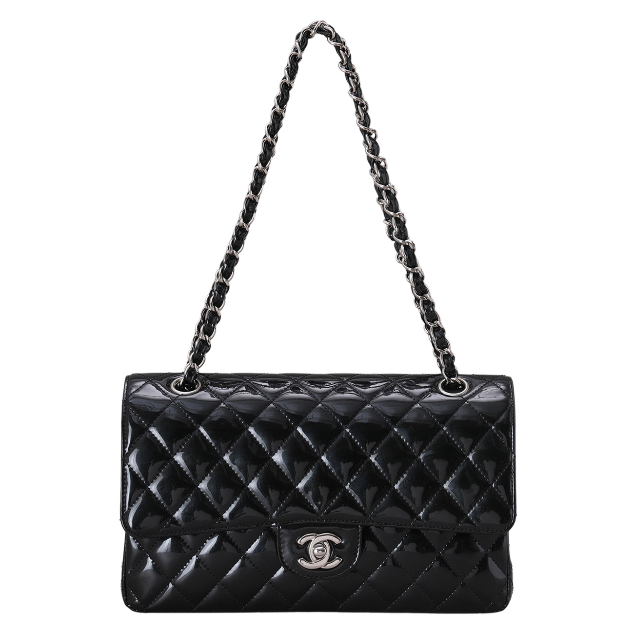 CHANEL(USED)샤넬 페이던트 클래식 미듐 플랩백