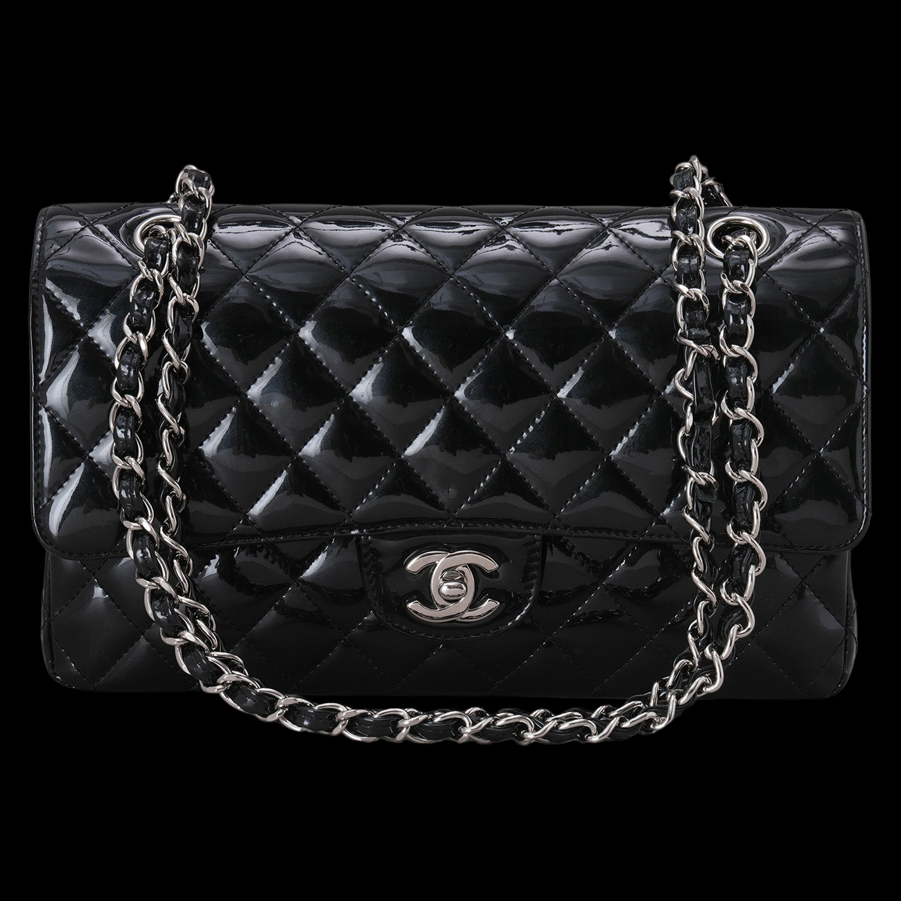 CHANEL(USED)샤넬 페이던트 클래식 미듐 플랩백