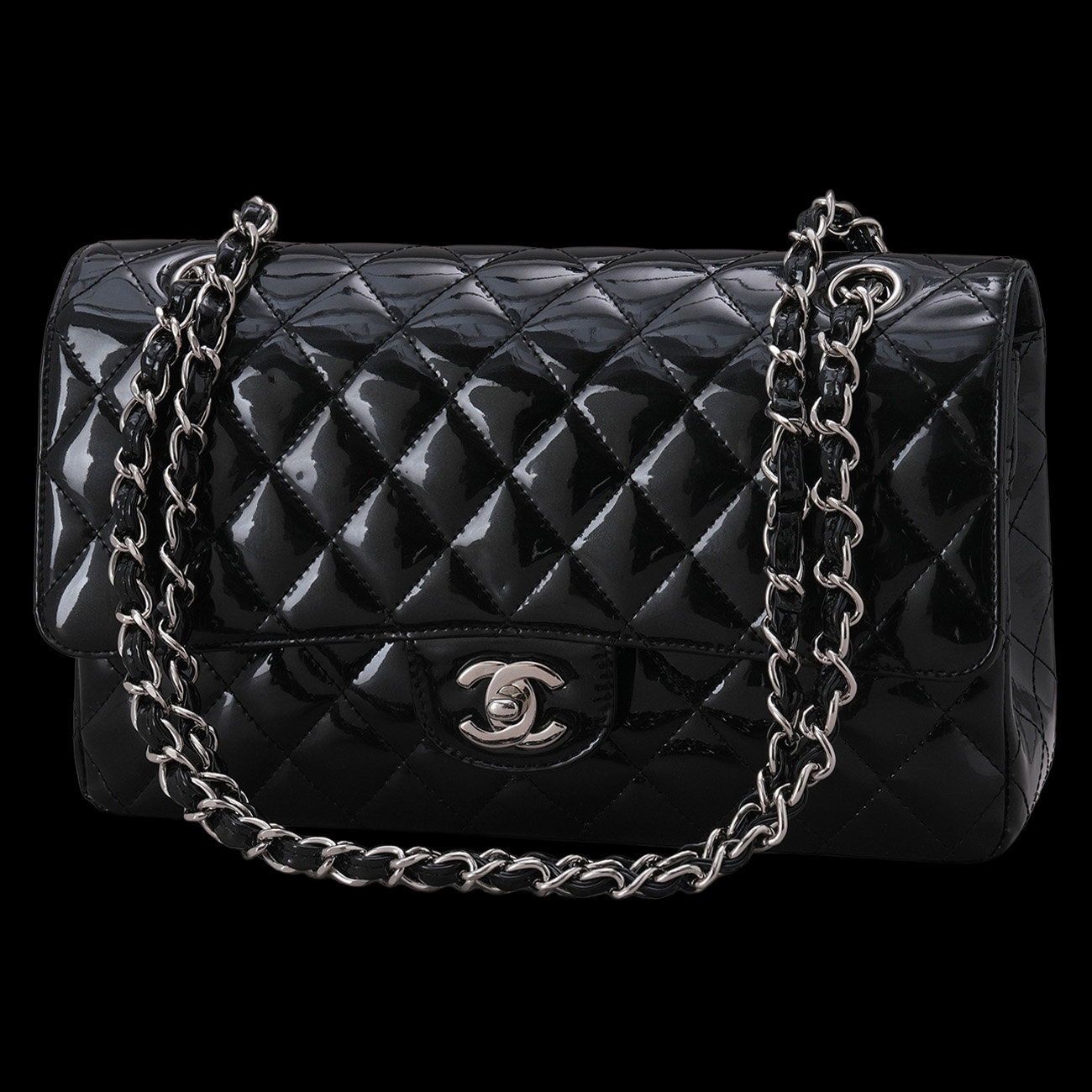 CHANEL(USED)샤넬 페이던트 클래식 미듐 플랩백