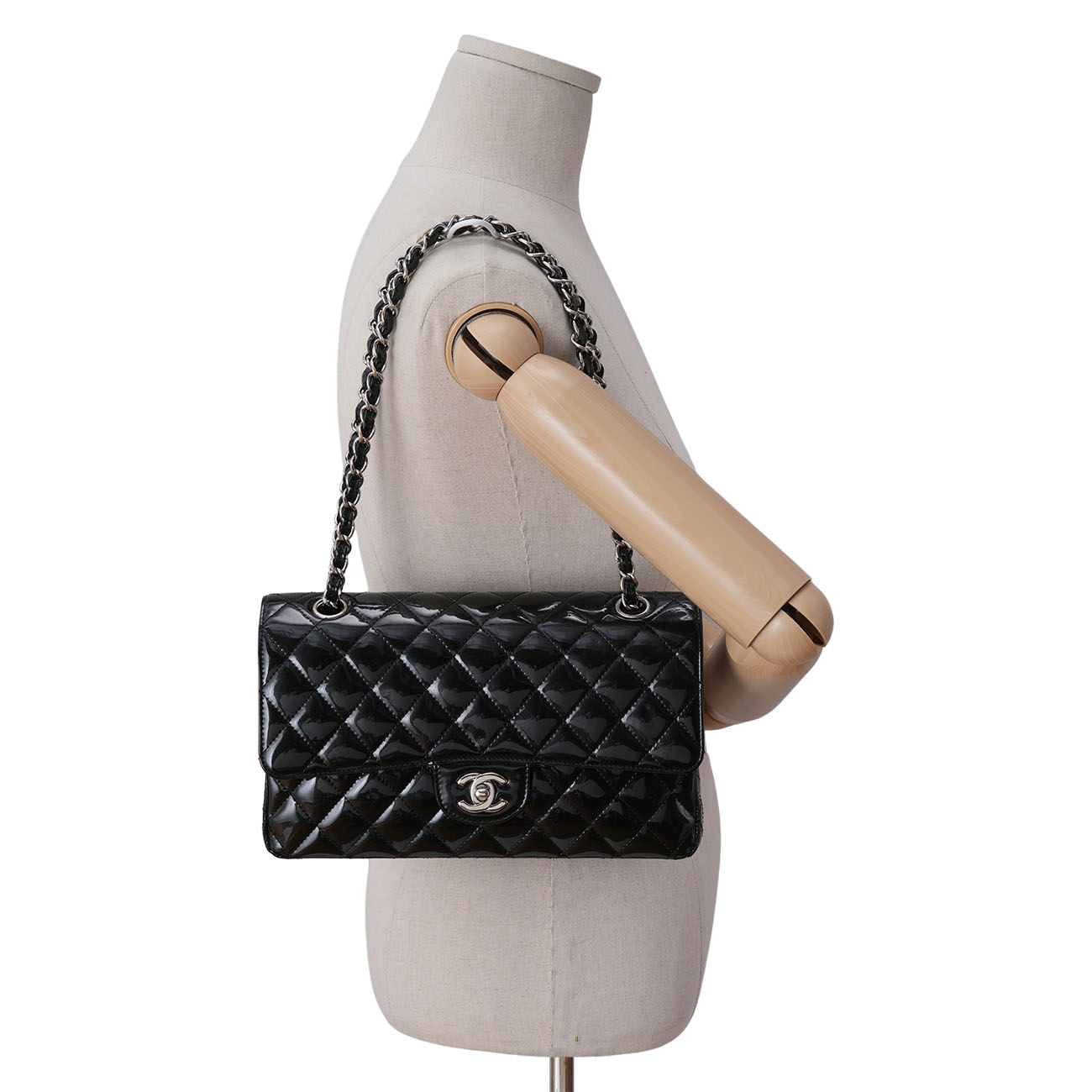 CHANEL(USED)샤넬 페이던트 클래식 미듐 플랩백