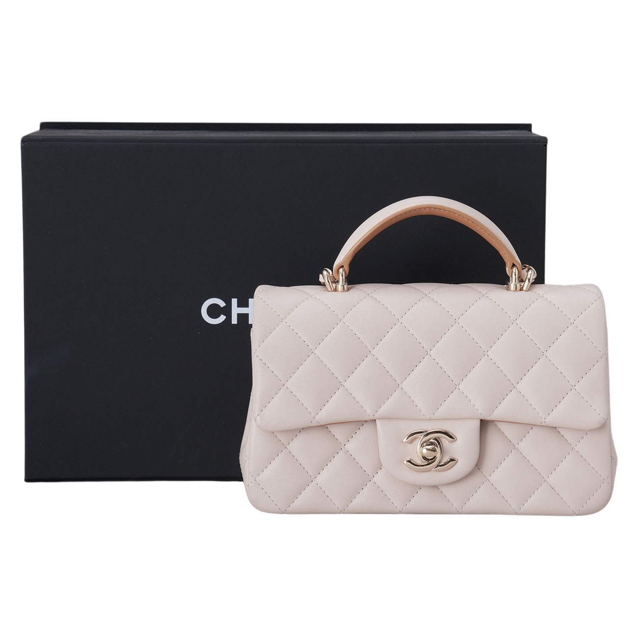 CHANEL(USED)샤넬 램스킨 클래식 뉴미니 크로스백