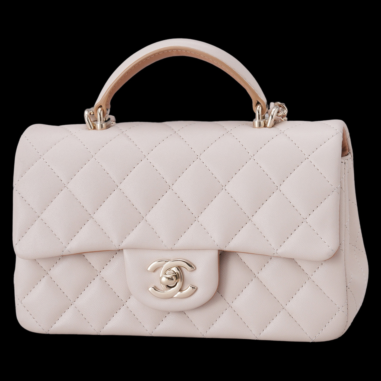 CHANEL(USED)샤넬 램스킨 클래식 뉴미니 크로스백