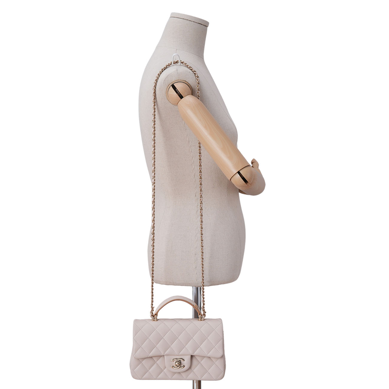 CHANEL(USED)샤넬 램스킨 클래식 뉴미니 크로스백