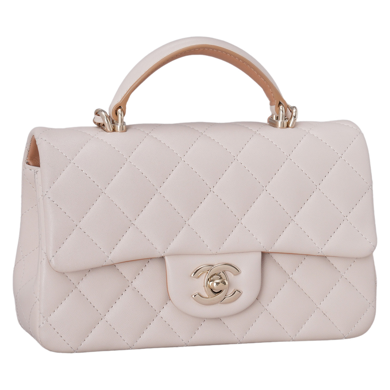 CHANEL(USED)샤넬 램스킨 클래식 뉴미니 크로스백