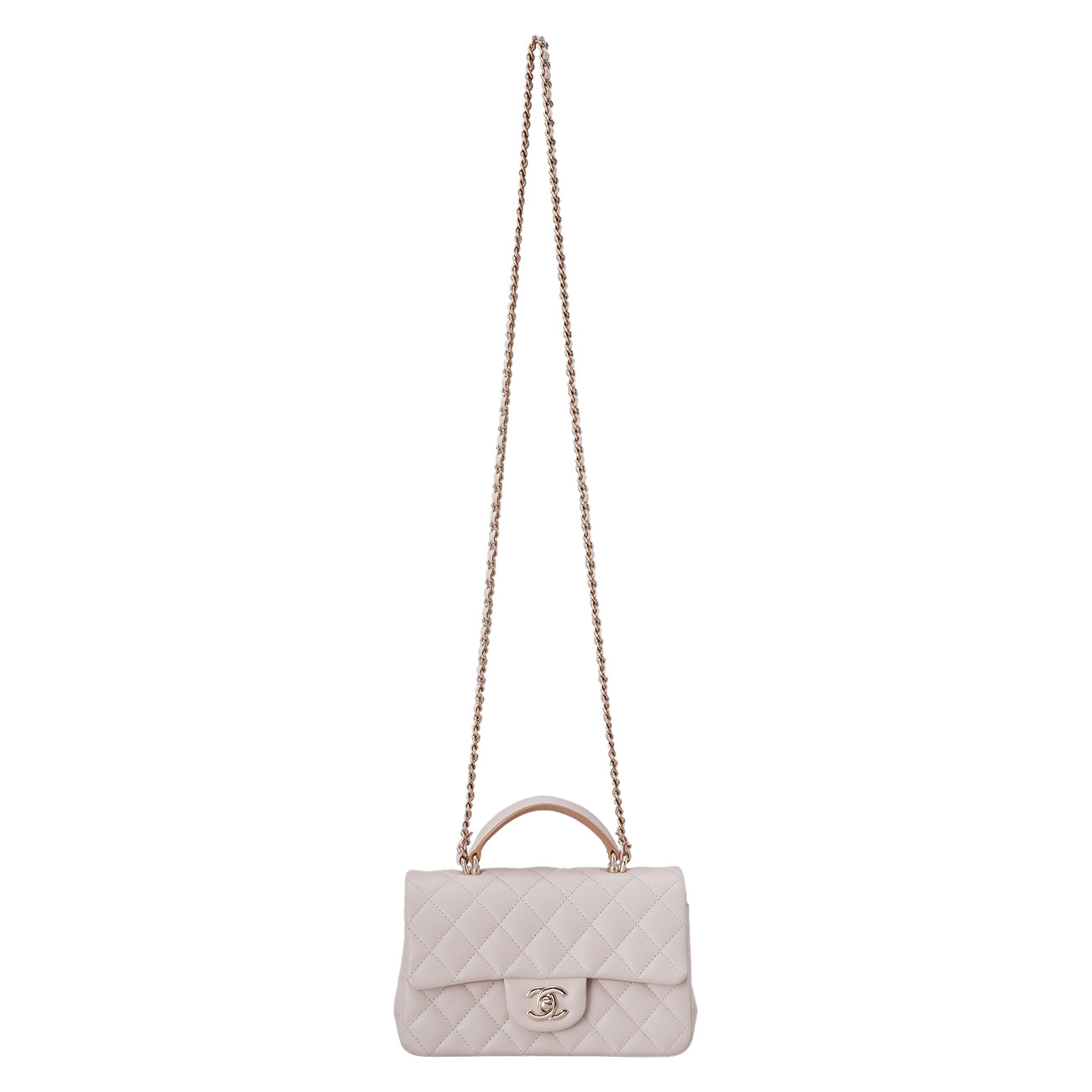 CHANEL(USED)샤넬 램스킨 클래식 뉴미니 크로스백