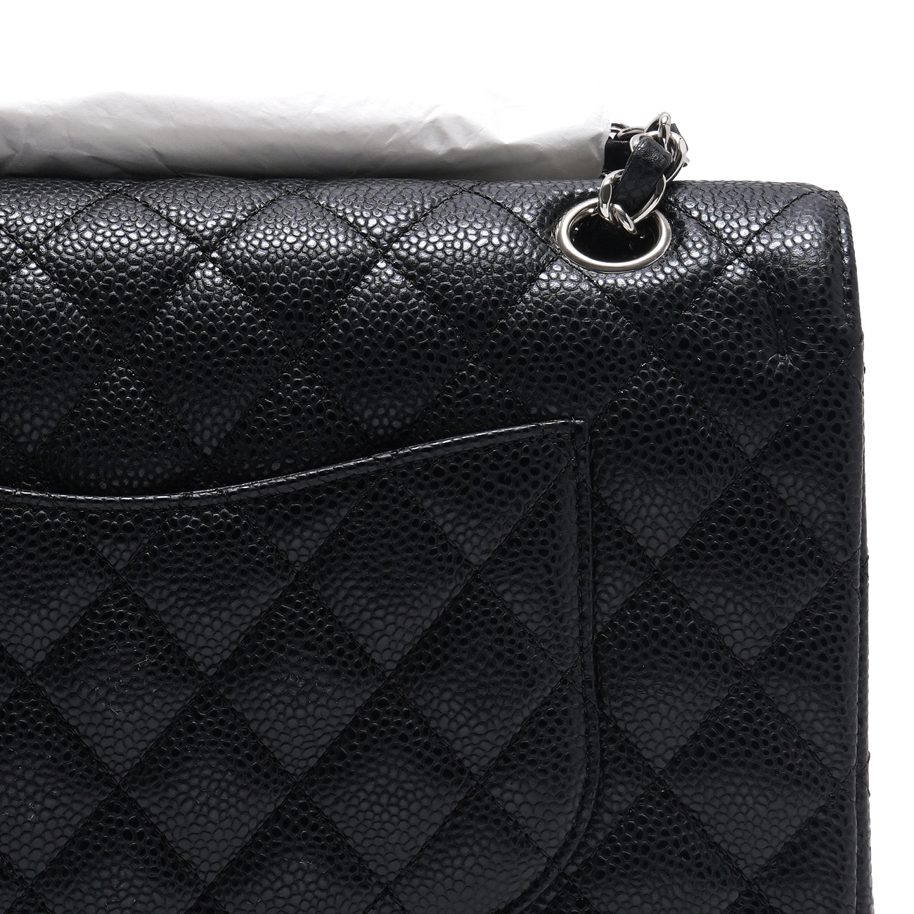 CHANEL(USED)샤넬 캐비어 클래식 미듐 플랩백
