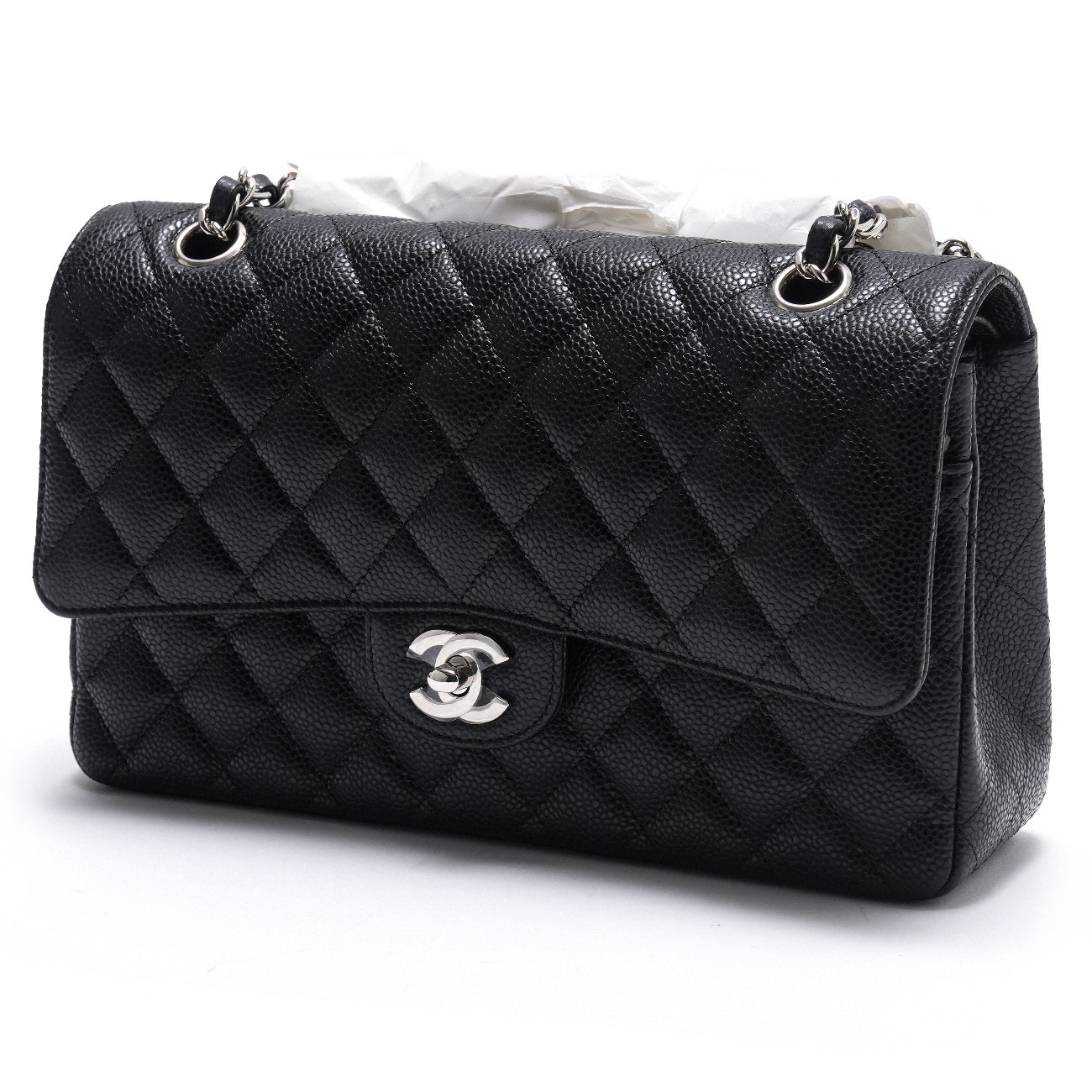 CHANEL(USED)샤넬 캐비어 클래식 미듐 플랩백