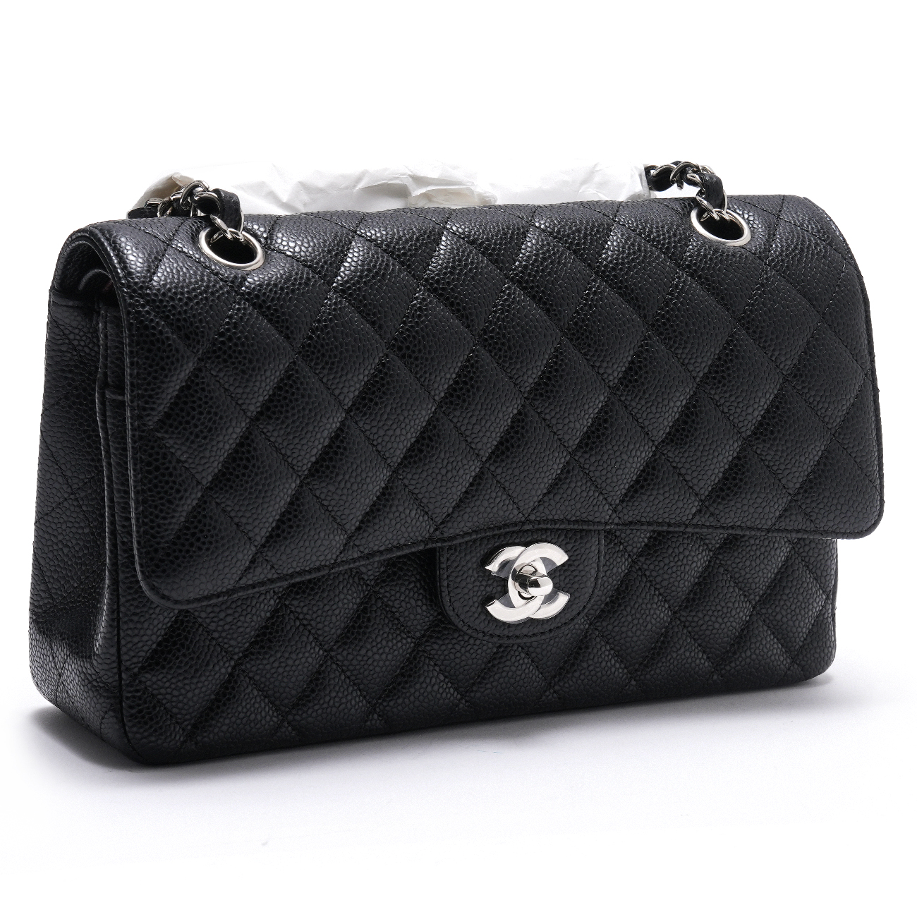CHANEL(USED)샤넬 캐비어 클래식 미듐 플랩백