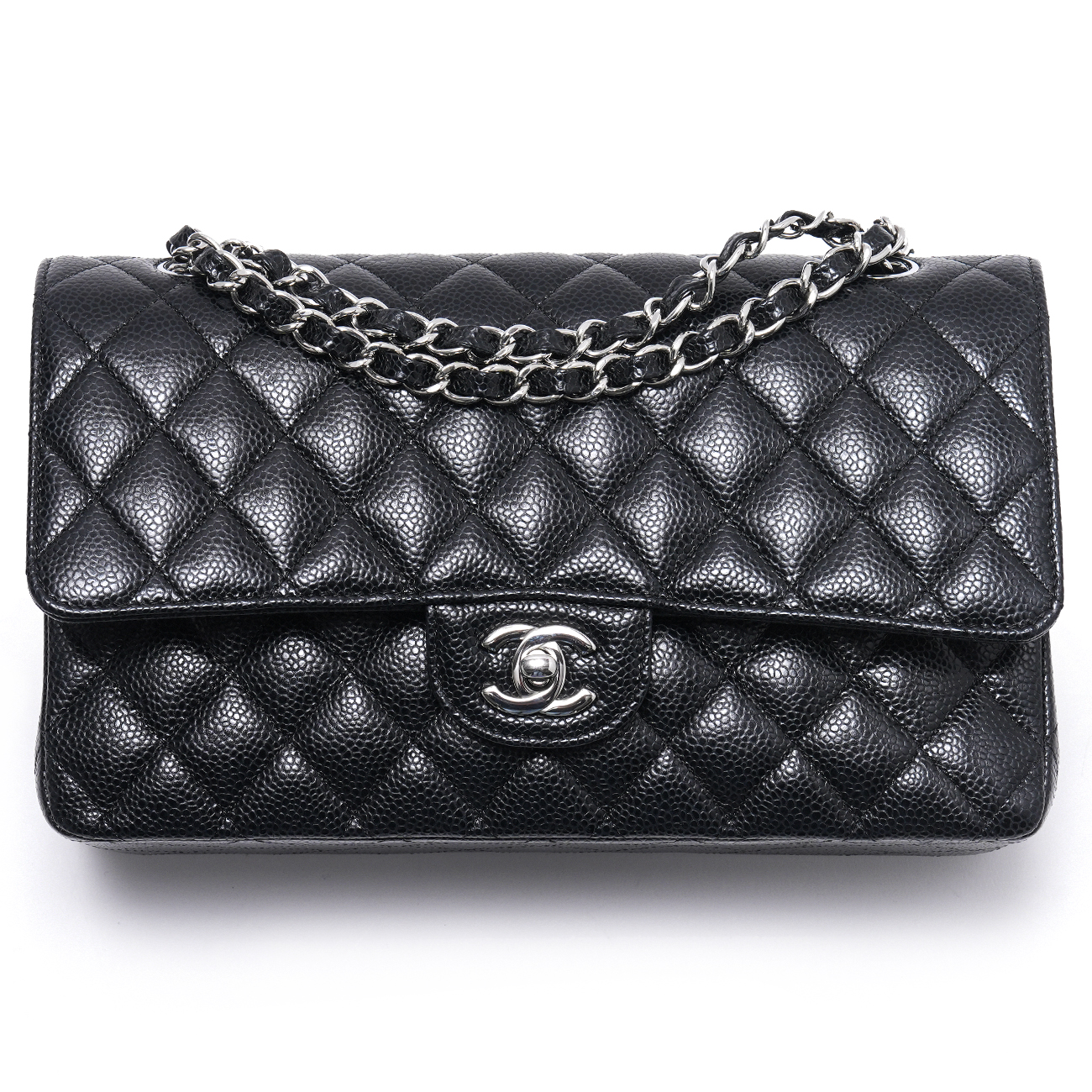 CHANEL(USED)샤넬 캐비어 클래식 미듐 플랩백