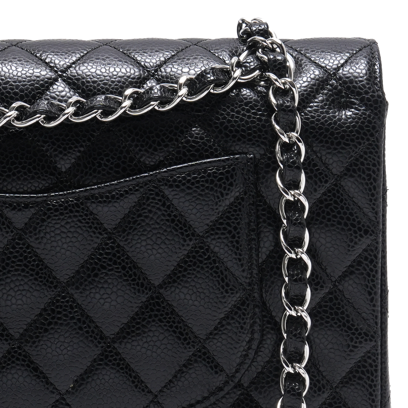 CHANEL(USED)샤넬 캐비어 클래식 미듐 플랩백