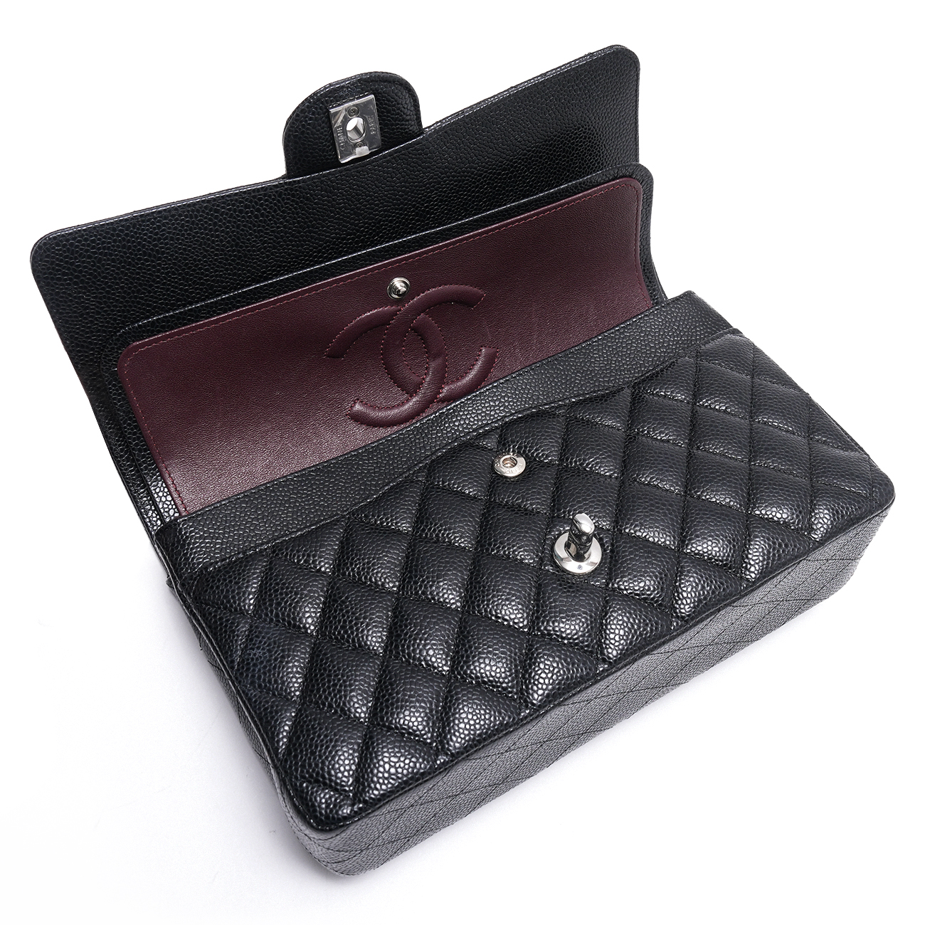 CHANEL(USED)샤넬 캐비어 클래식 미듐 플랩백