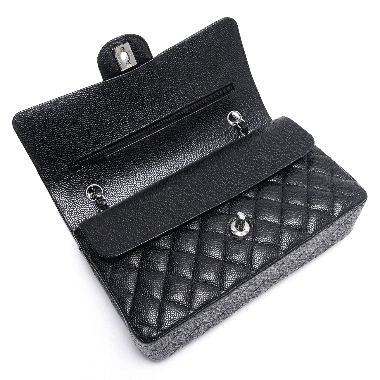 CHANEL(USED)샤넬 캐비어 클래식 미듐 플랩백