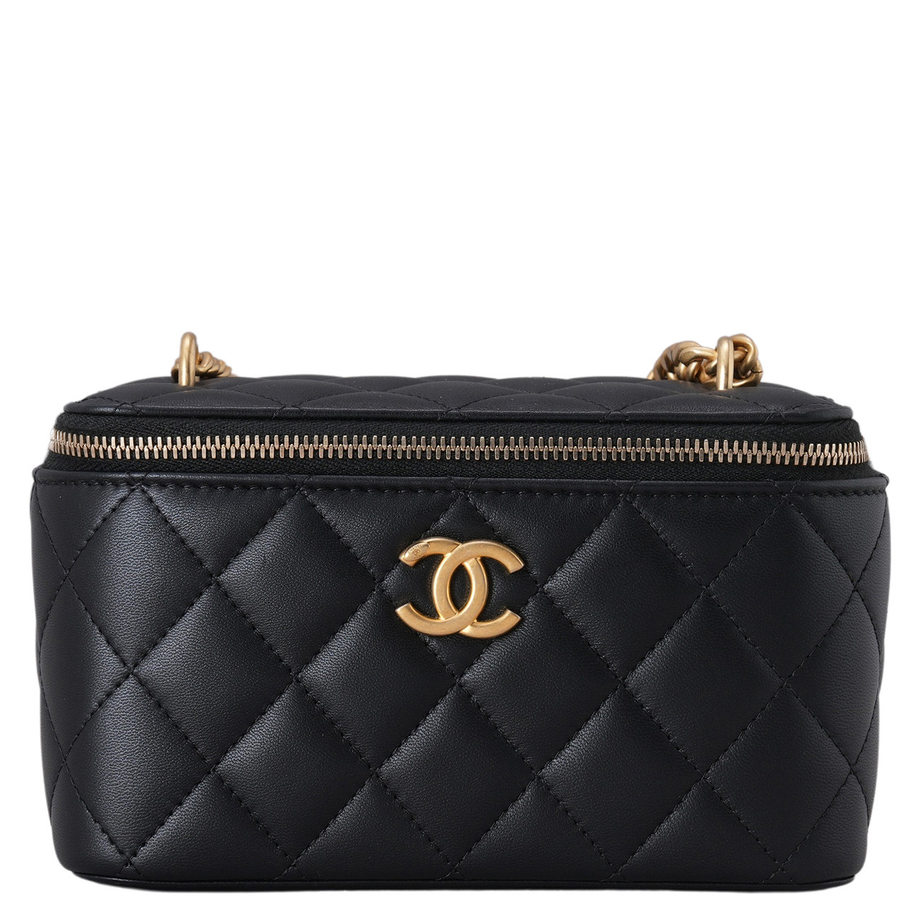 CHANEL(USED)샤넬 AP3301 직사각 골든볼 베니티 체인백