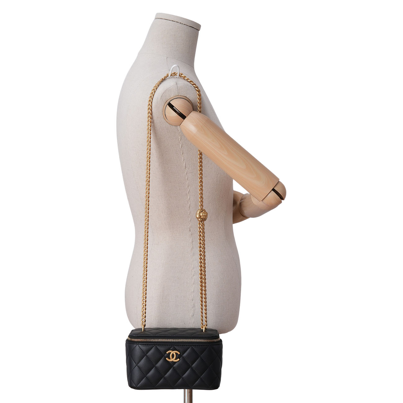 CHANEL(USED)샤넬 AP3301 직사각 골든볼 베니티 체인백