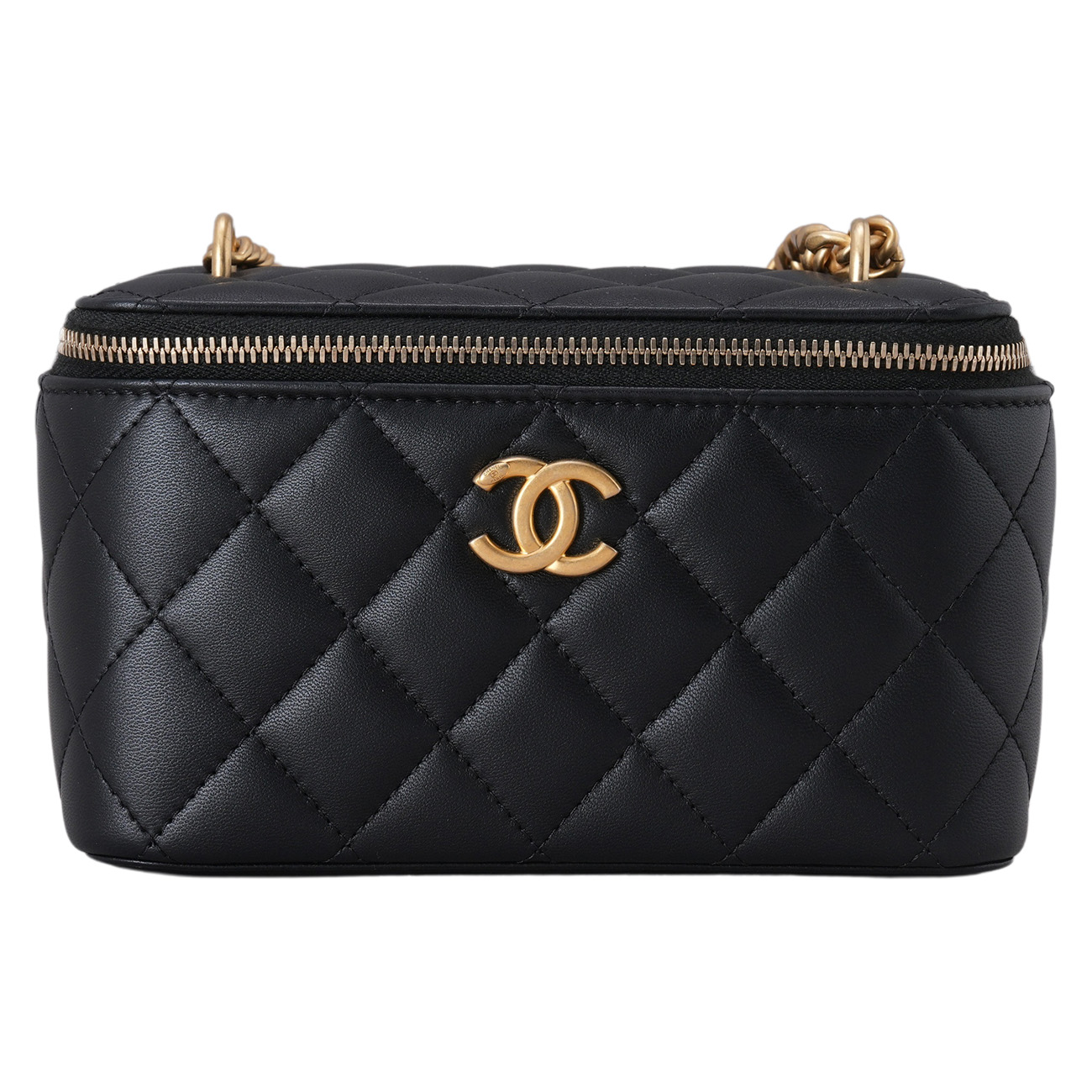 CHANEL(USED)샤넬 AP3301 직사각 골든볼 베니티 체인백