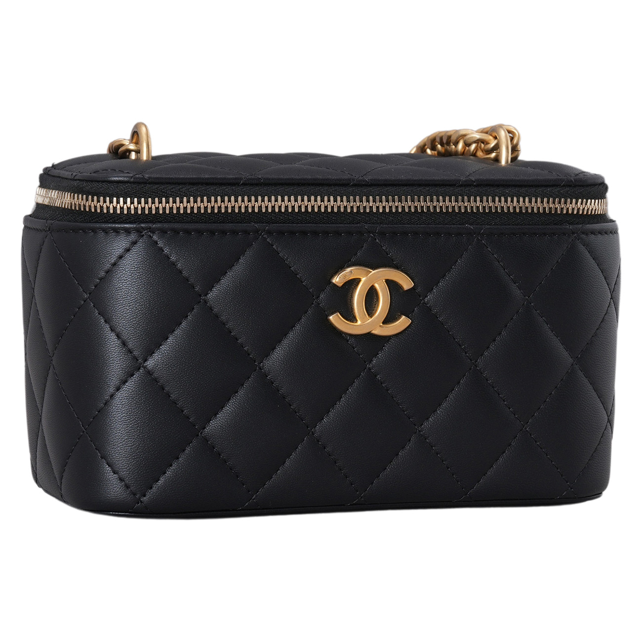 CHANEL(USED)샤넬 AP3301 직사각 골든볼 베니티 체인백