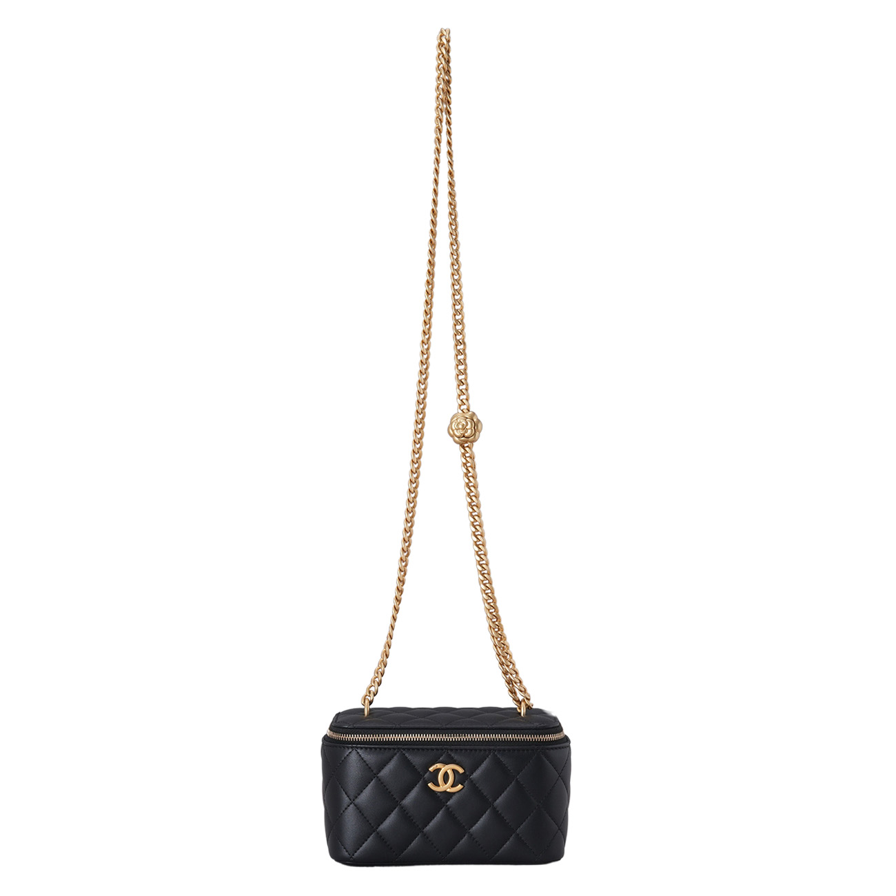 CHANEL(USED)샤넬 AP3301 직사각 골든볼 베니티 체인백