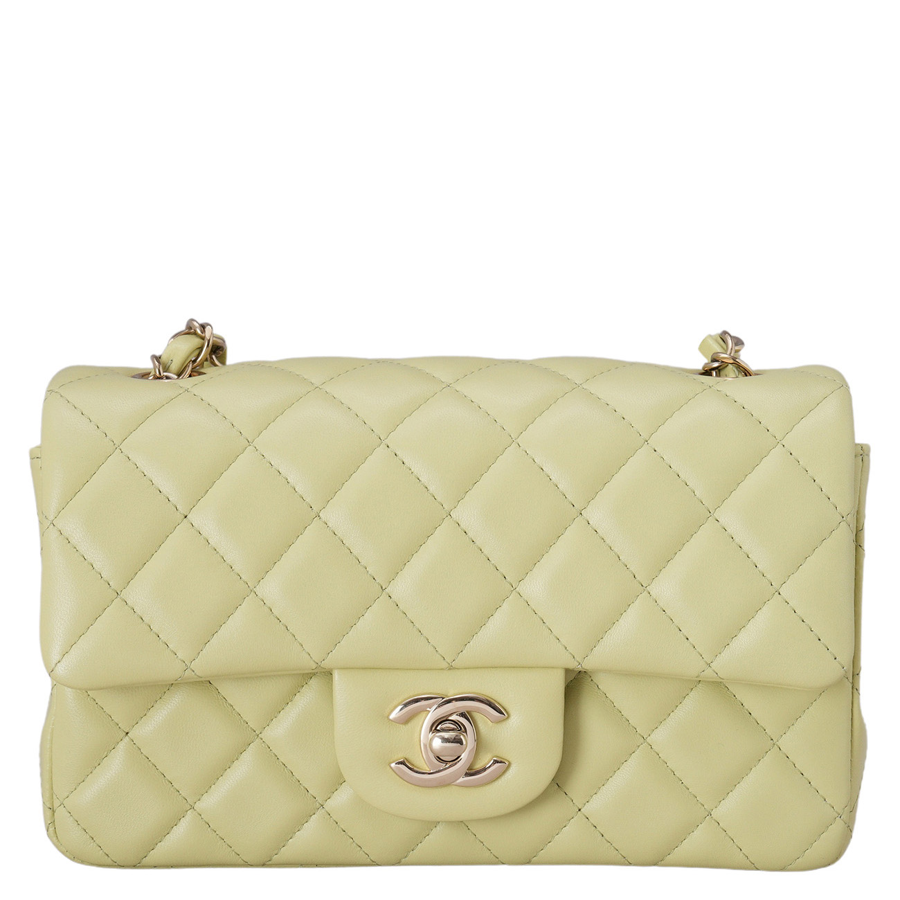 CHANEL(USED)샤넬 램스킨 클래식 뉴미니 크로스백