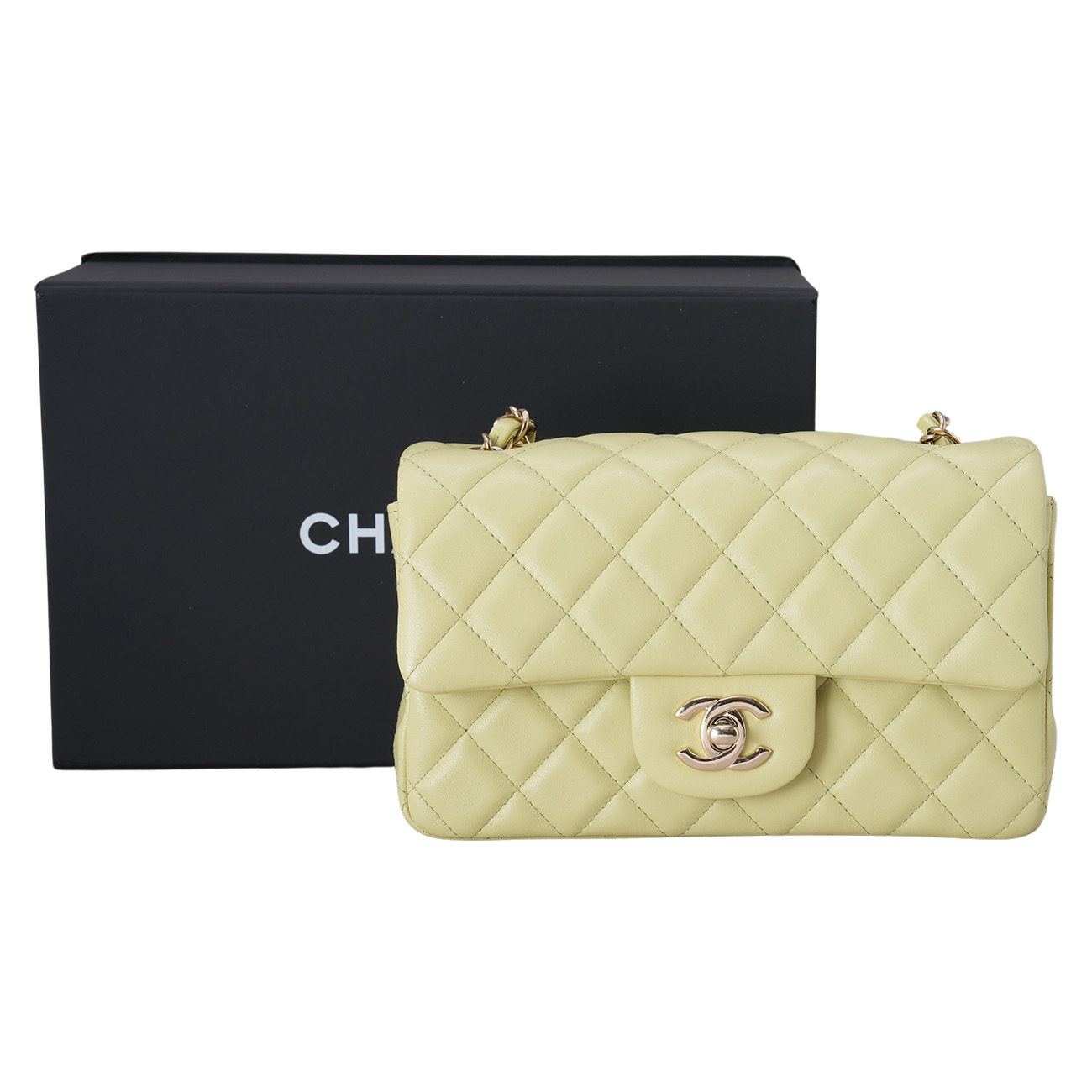 CHANEL(USED)샤넬 램스킨 클래식 뉴미니 크로스백