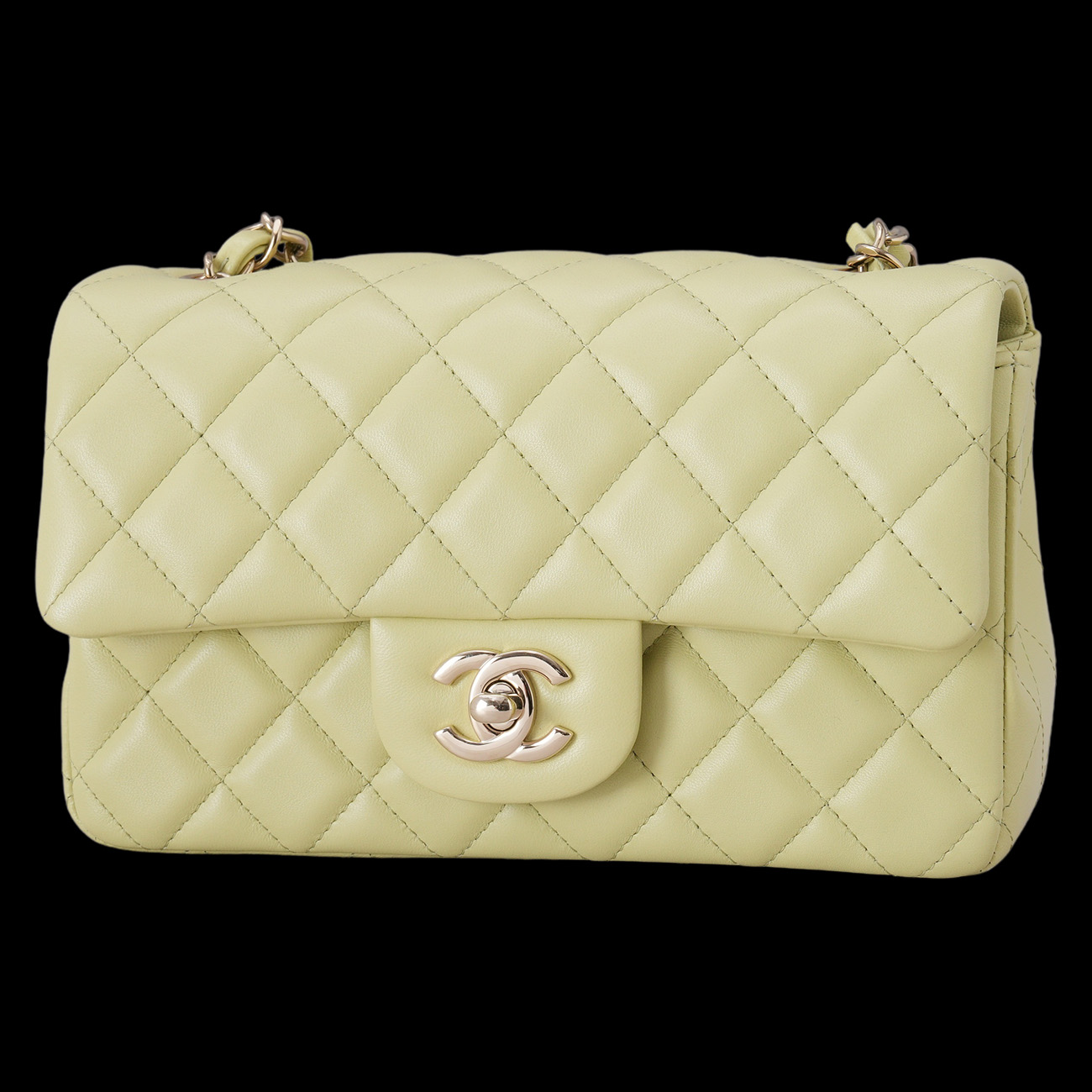 CHANEL(USED)샤넬 램스킨 클래식 뉴미니 크로스백
