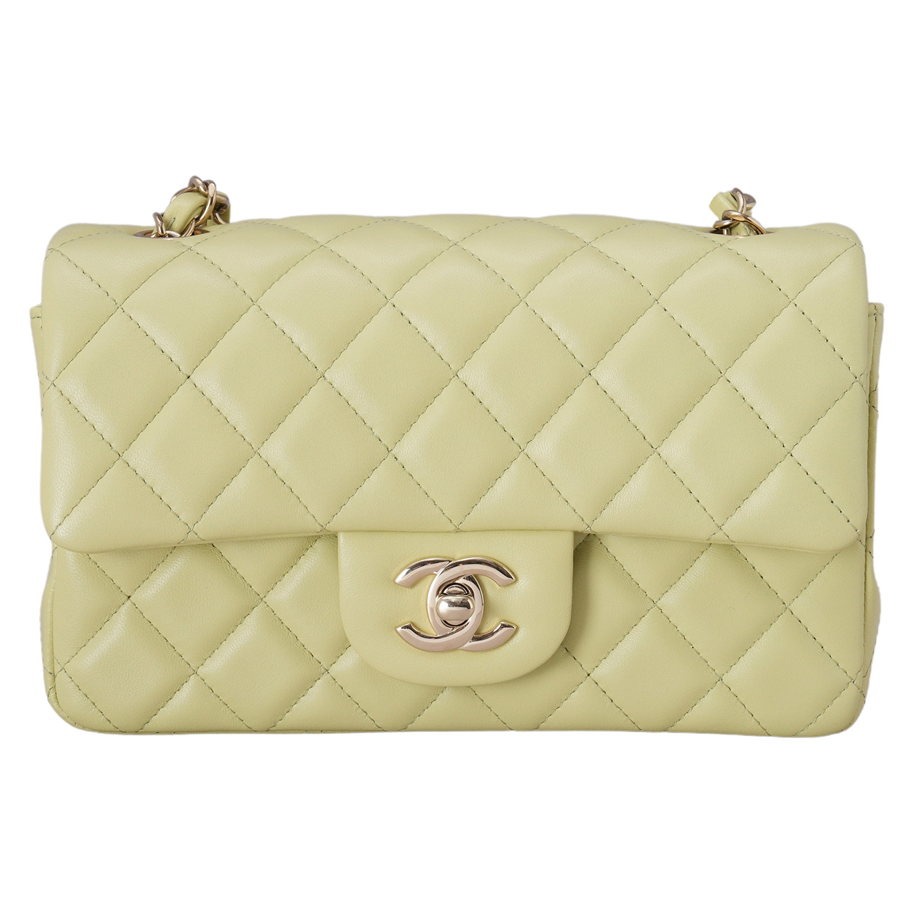 CHANEL(USED)샤넬 램스킨 클래식 뉴미니 크로스백