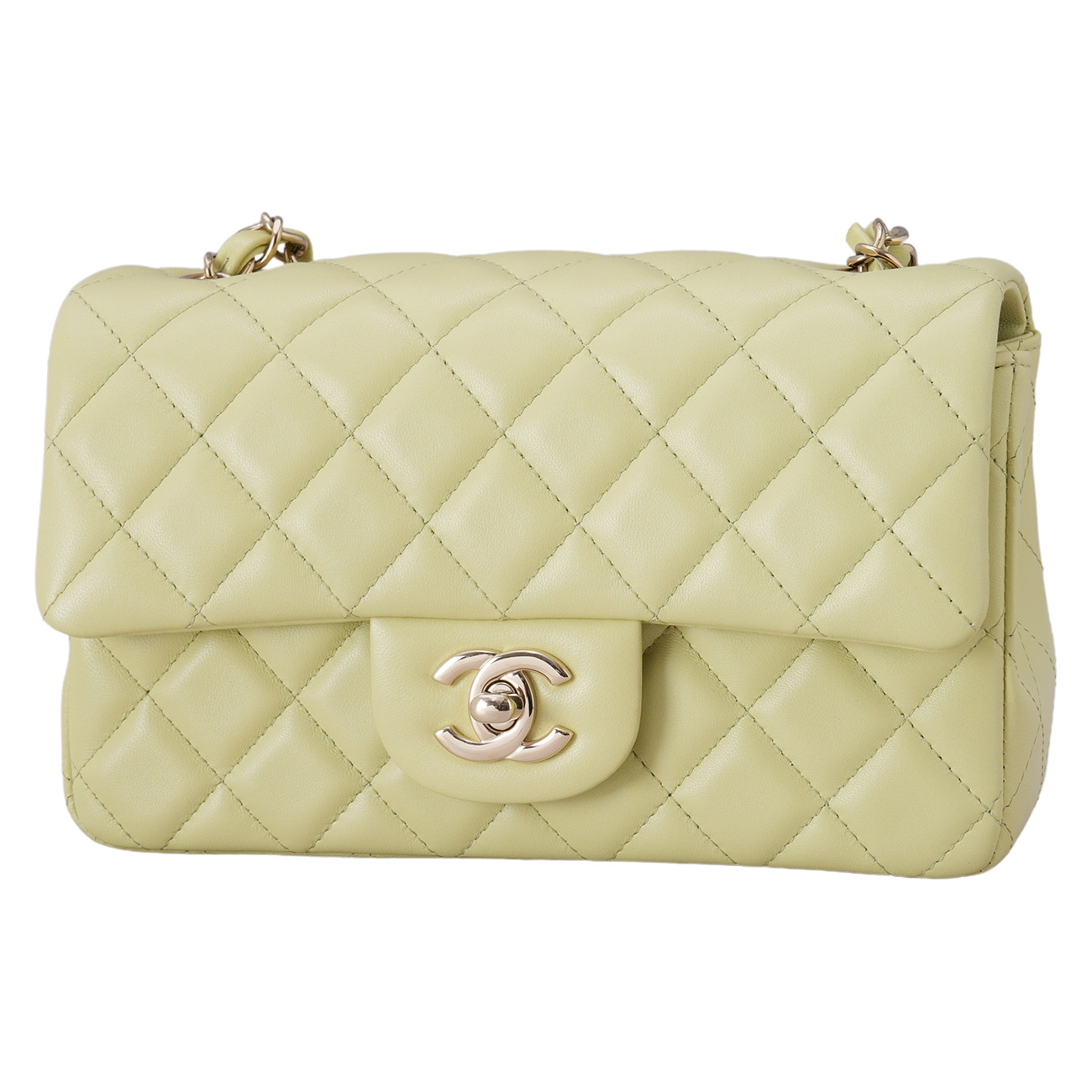 CHANEL(USED)샤넬 램스킨 클래식 뉴미니 크로스백
