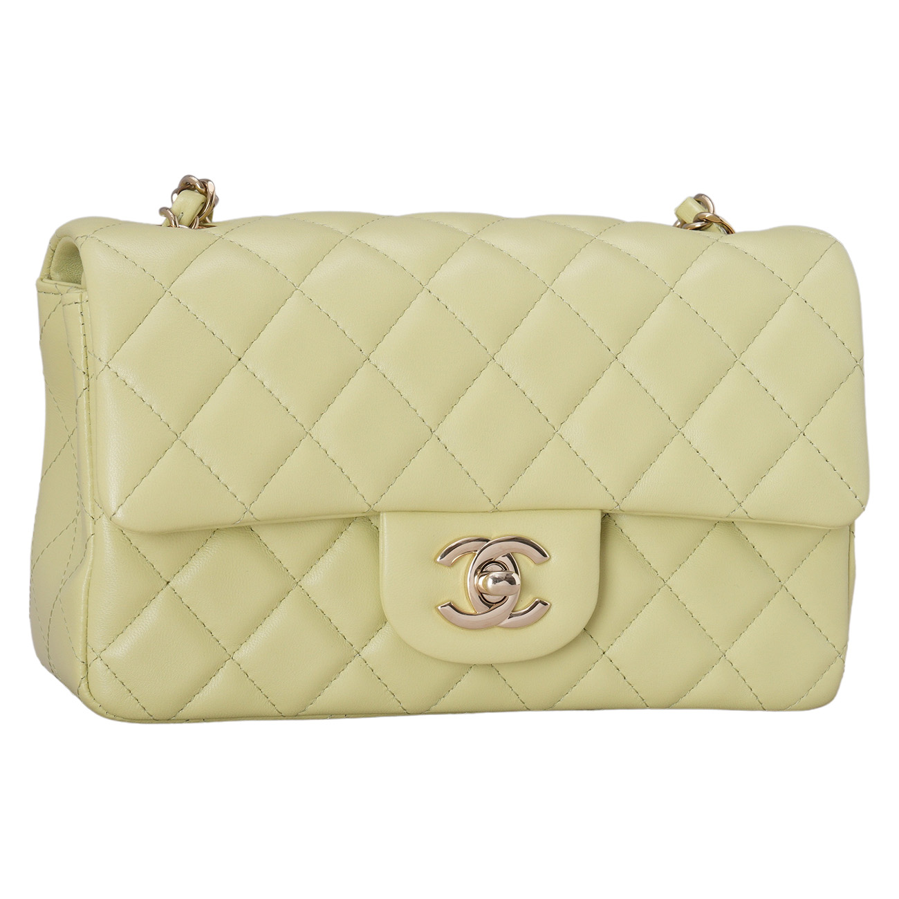 CHANEL(USED)샤넬 램스킨 클래식 뉴미니 크로스백